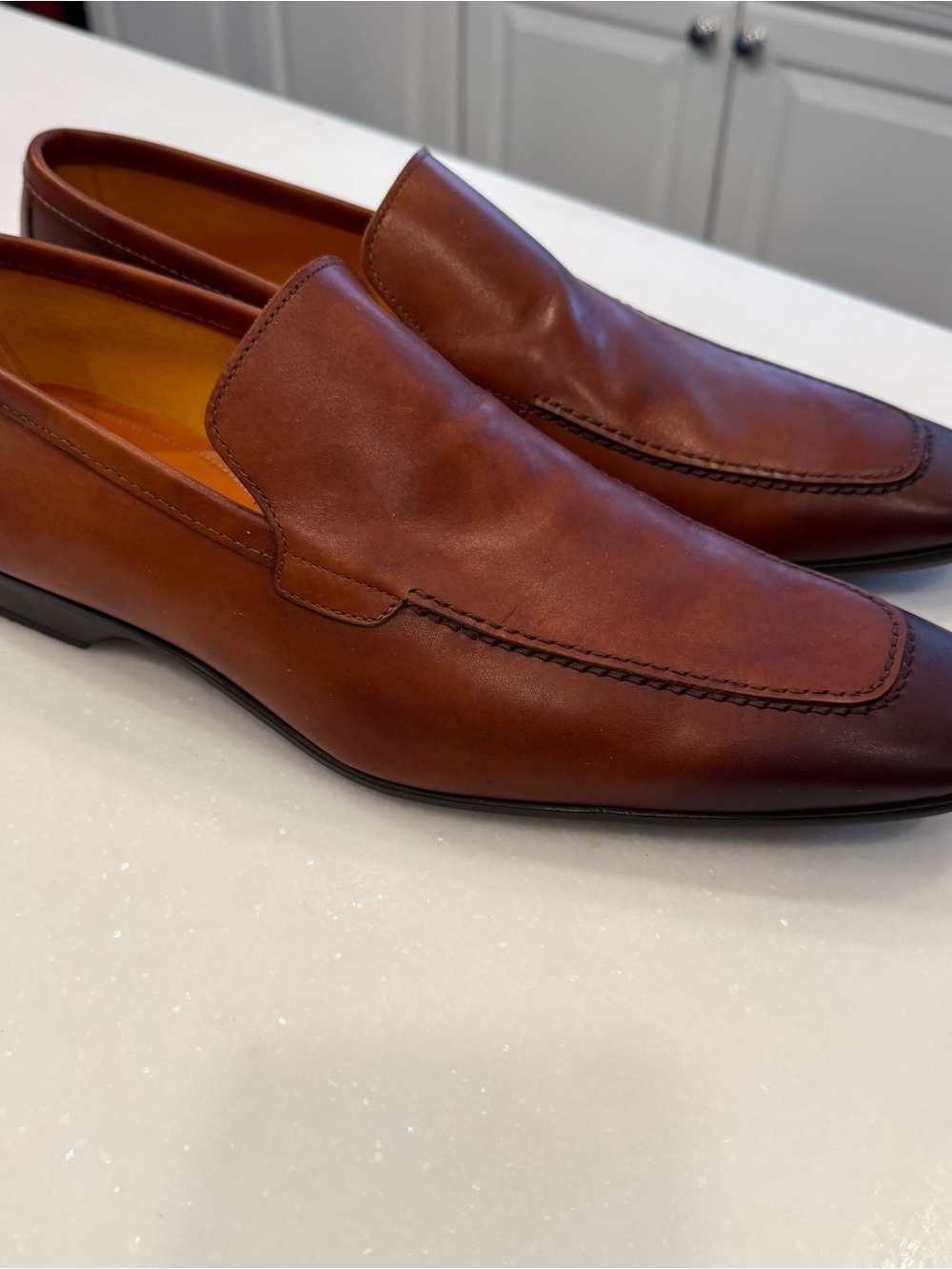 Magnanni Men’s Toreto Venetian Loafers Rich Brown Size US 10.5 EU 43.5 EUC - Picture 14 of 15